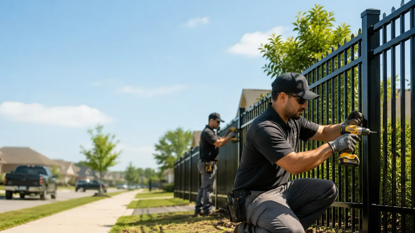 Metal Fence Installation in Breckenridge, MI